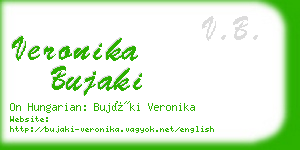 veronika bujaki business card